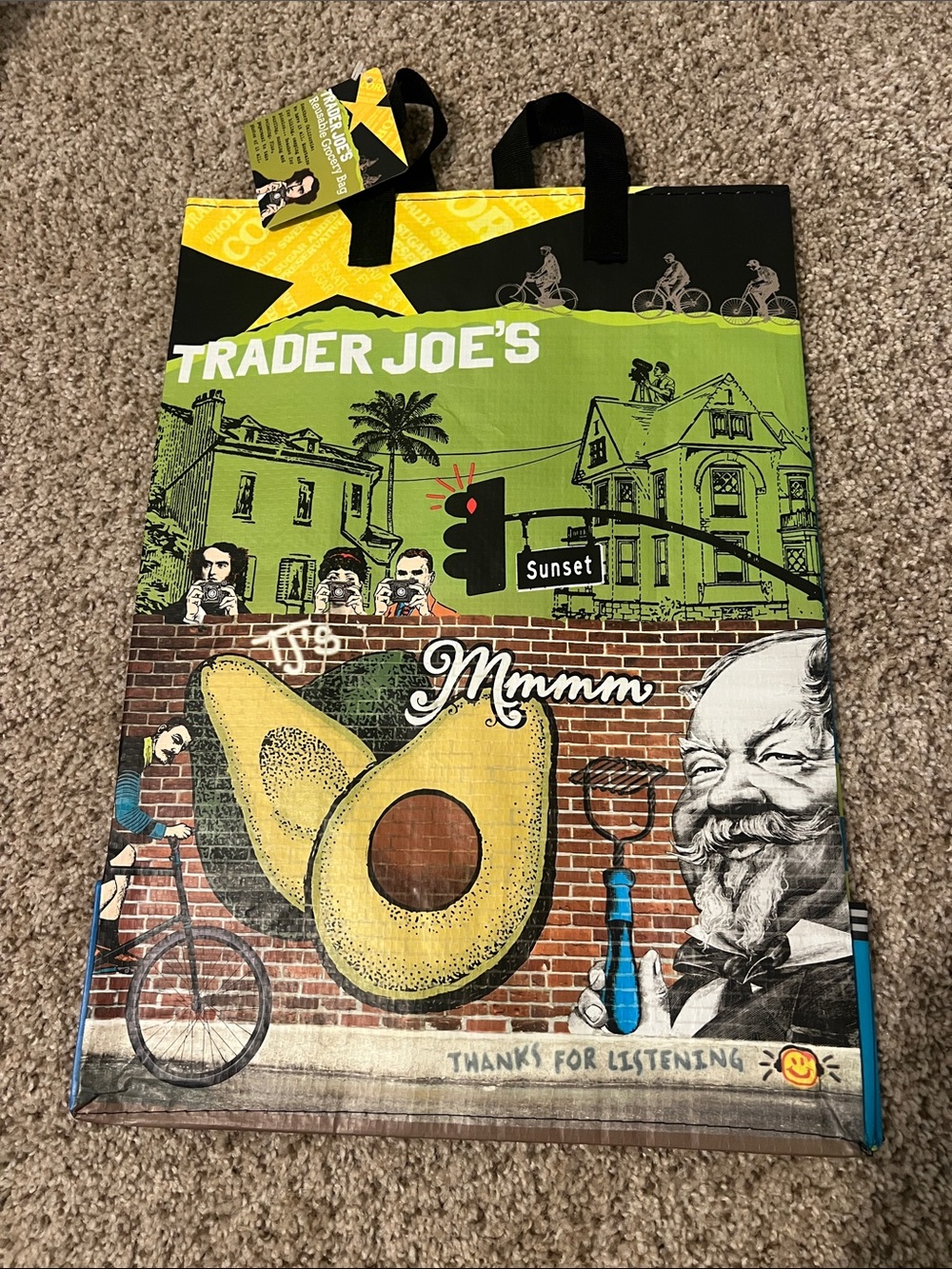 Trader Joe's SOUTHERN CALIFORNIA Mystery Bag Reusable Tote